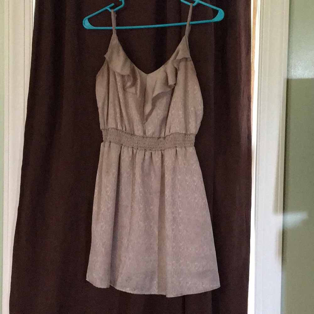 Bronze formal dress